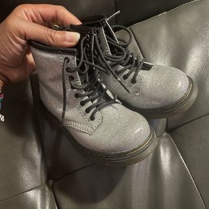 Girls glitter DrMarten boots